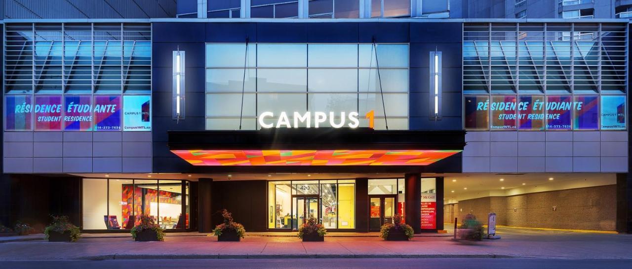 Campus1 Mtl Student Residence Downtown Montreal Exterior photo